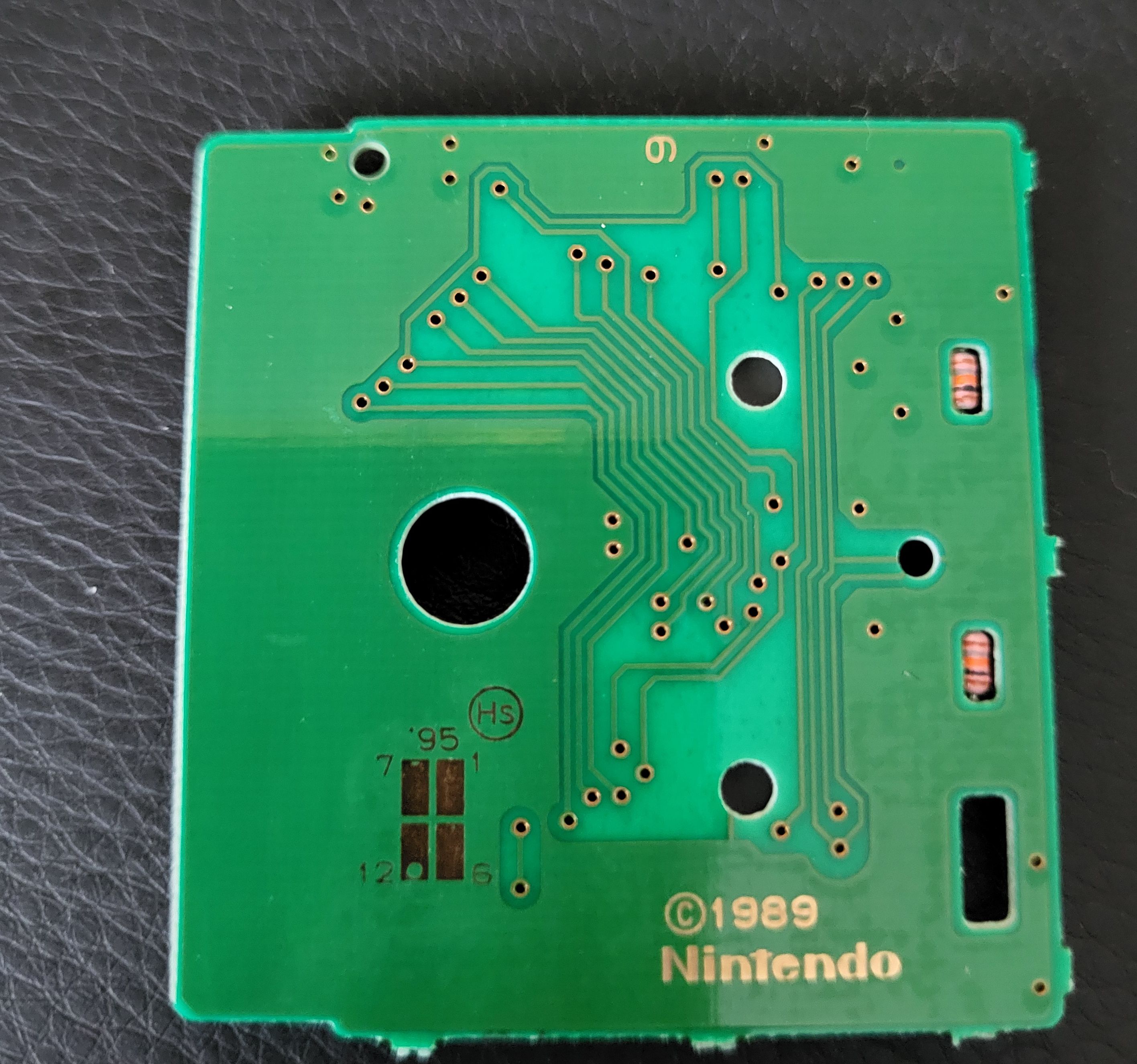 Tetris Blast GPS Back of the PCB