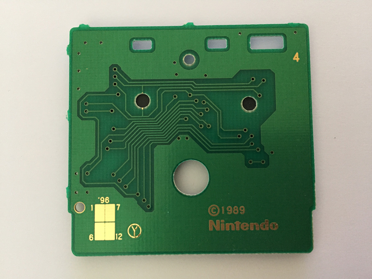 Tetris Blast FRG-1 Back of the PCB