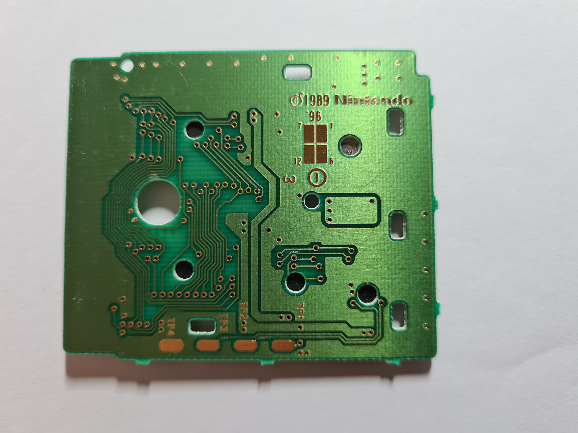 Game Boy Gallery JPN Back of the PCB