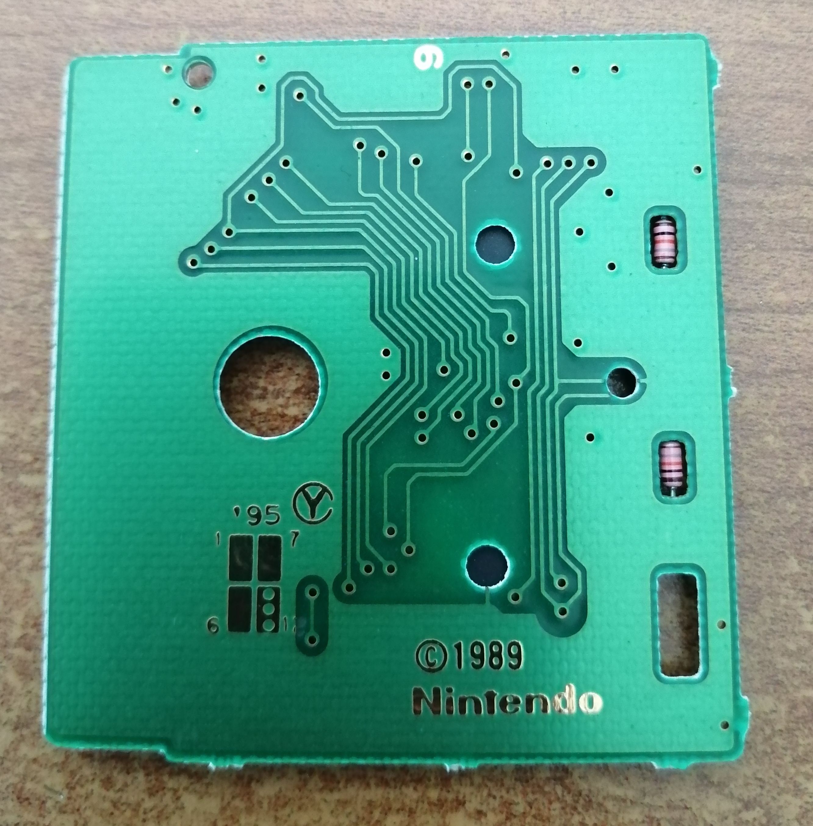 NBA Jam Tournament Edition JPN Back of the PCB