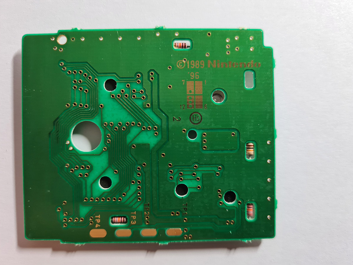 Picross 2 JPN Back of the PCB