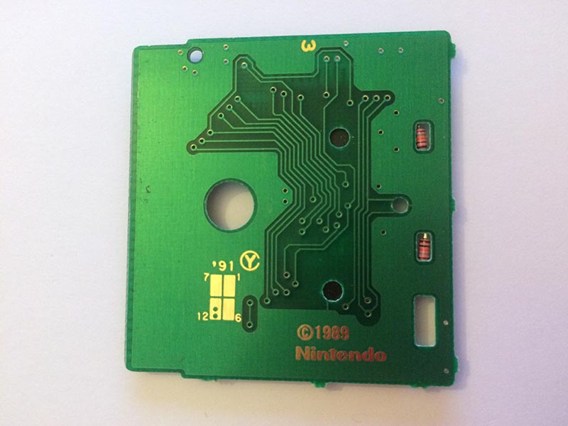 Bubble Bobble FAH Back of the PCB