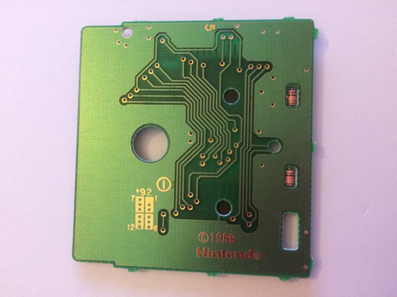 Bubble Bobble NOE Back of the PCB