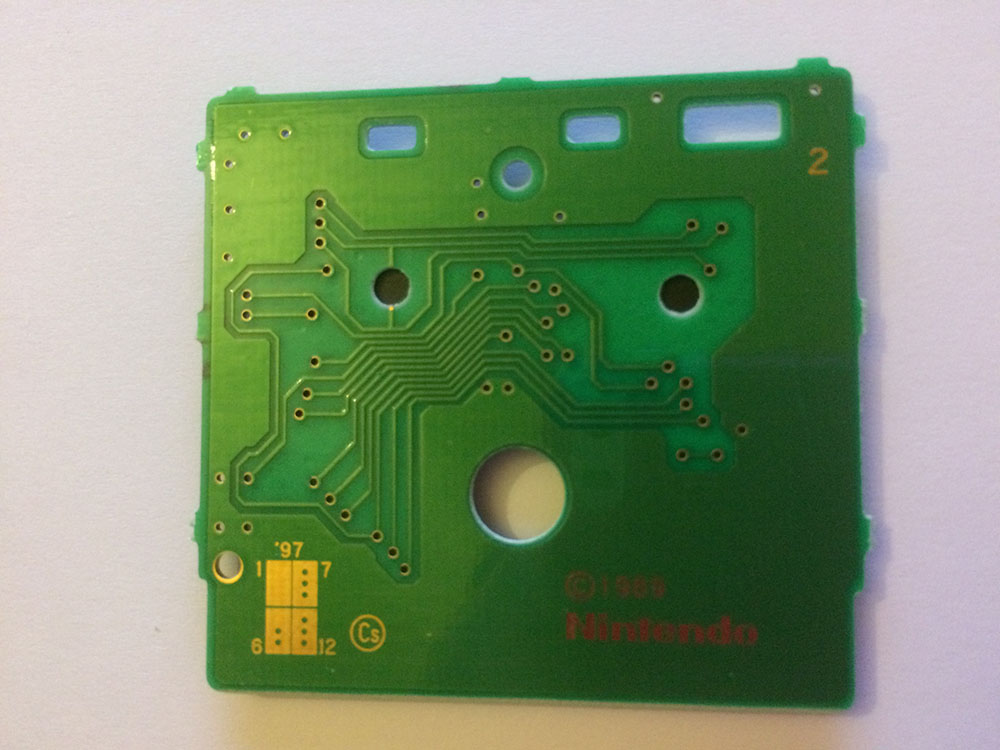 Jurassic Park FAH-2 Back of the PCB