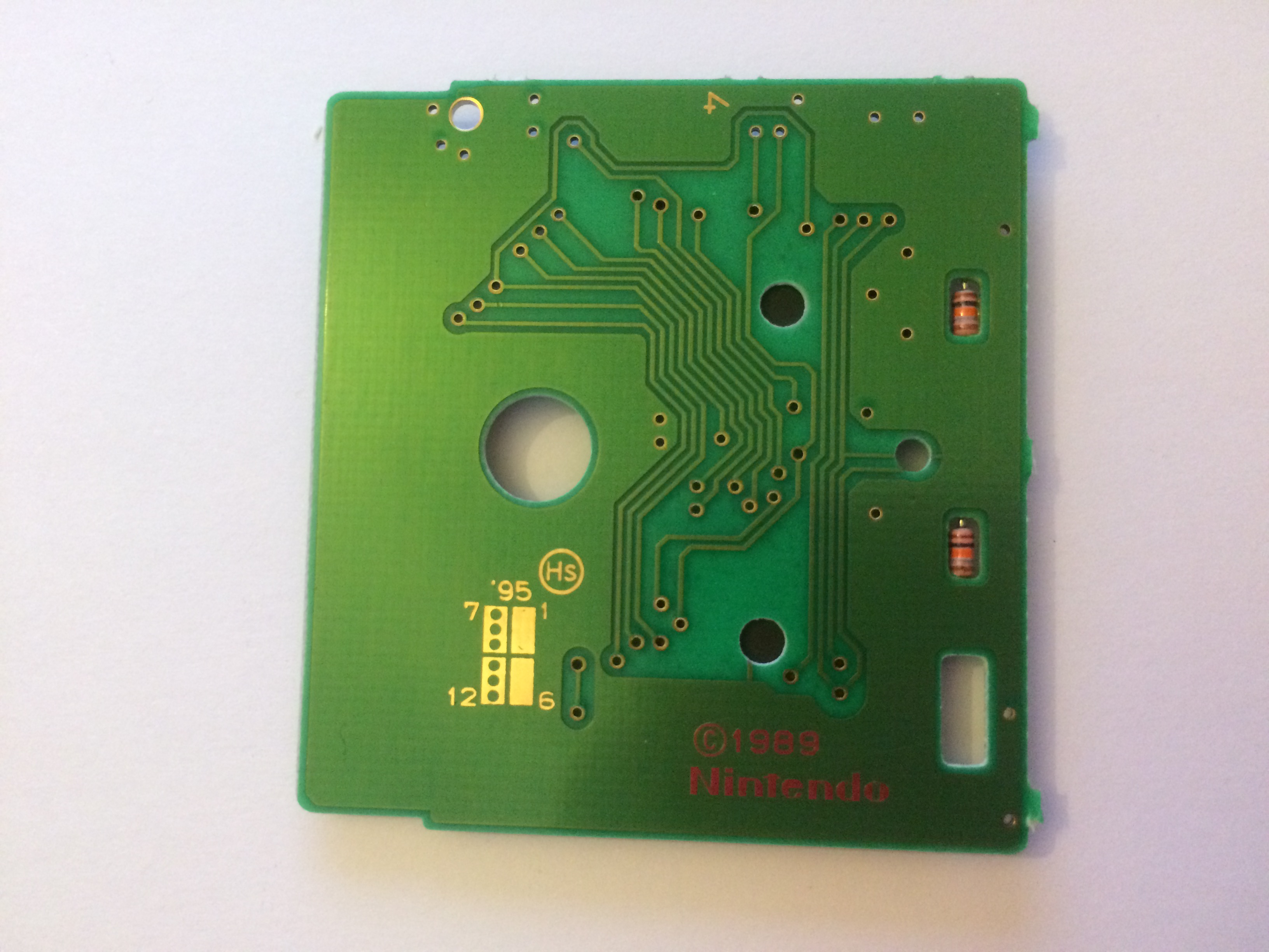 Bubsy 2 EUR Back of the PCB