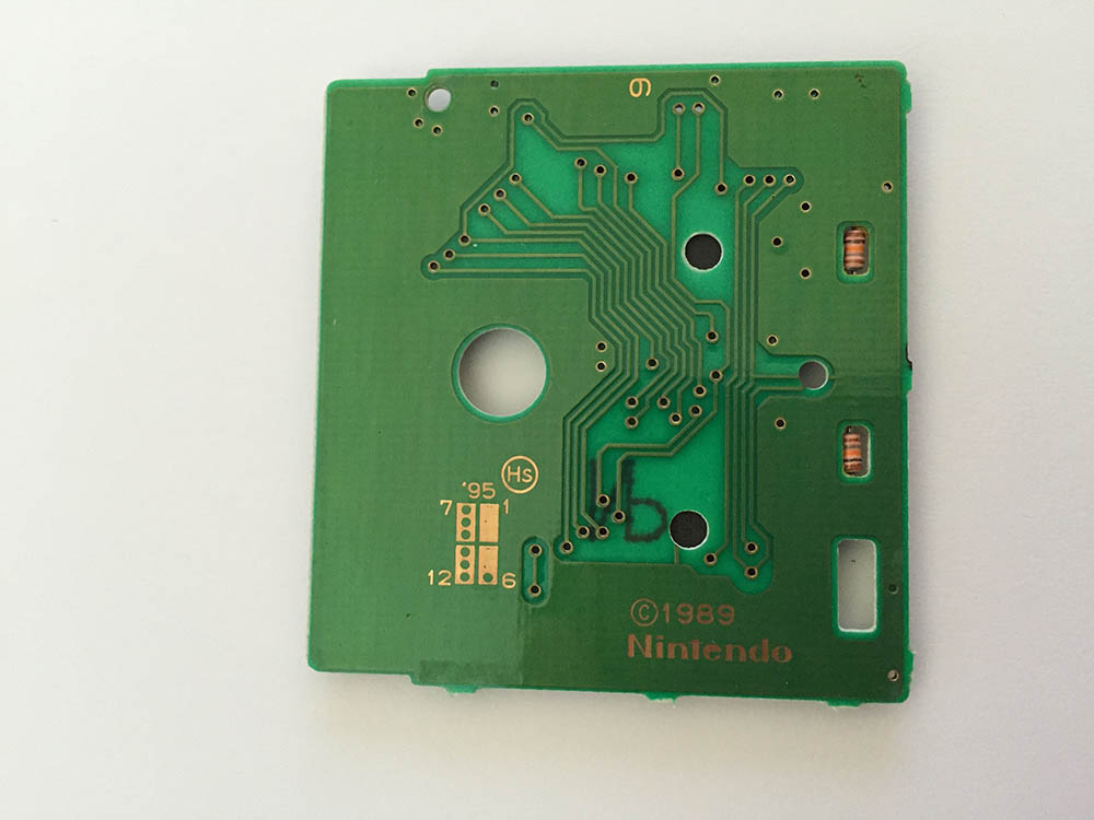 Tetris 2 AUS-1 Back of the PCB