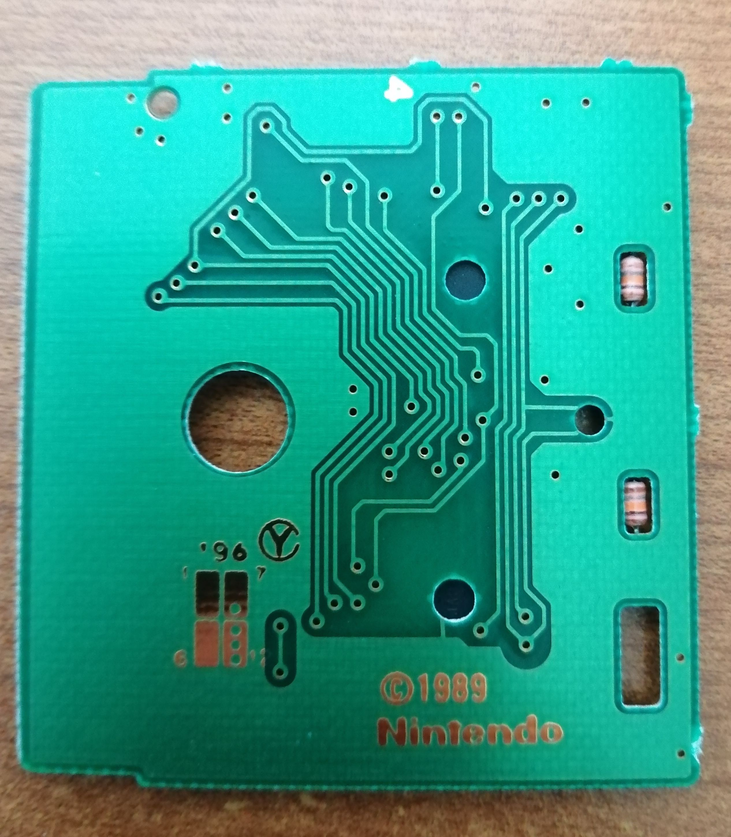 Indy Indiana Jones et la Dernière Croisade FAH-1 Back of the PCB