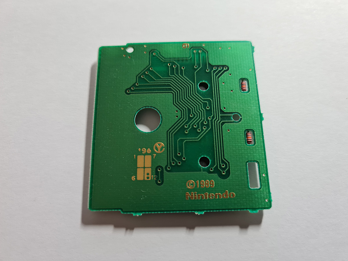 Puzzle Nintama Rantarô GB JPN Back of the PCB