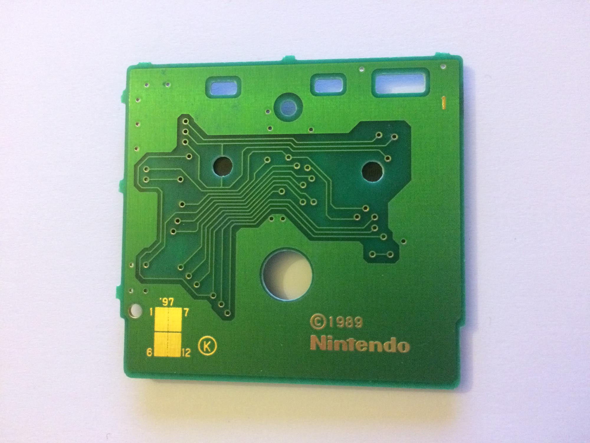 Castlevania Legends EUR Back of the PCB