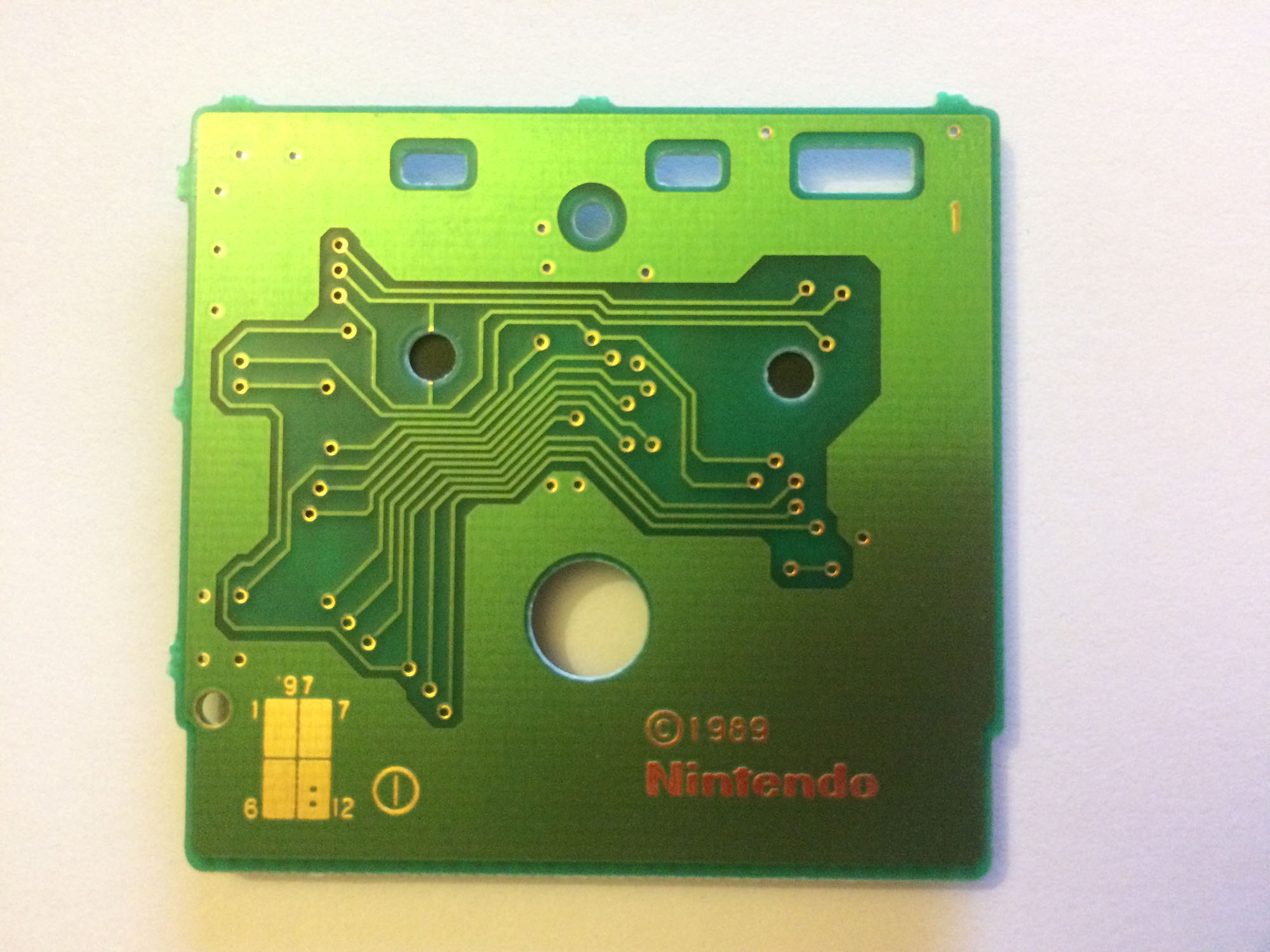 Game Boy Gallery 5 in 1 ITA-3 Back of the PCB