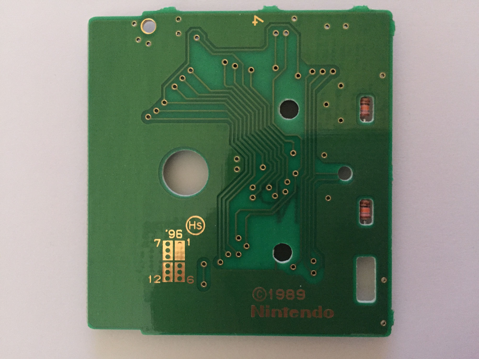 Game Boy Gallery 5 in 1 FRG-1 Back of the PCB