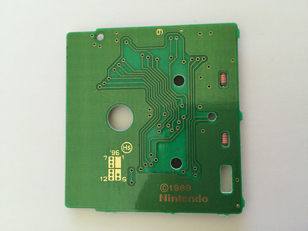 Kirby's Dream Land FRG-2 Back of the PCB