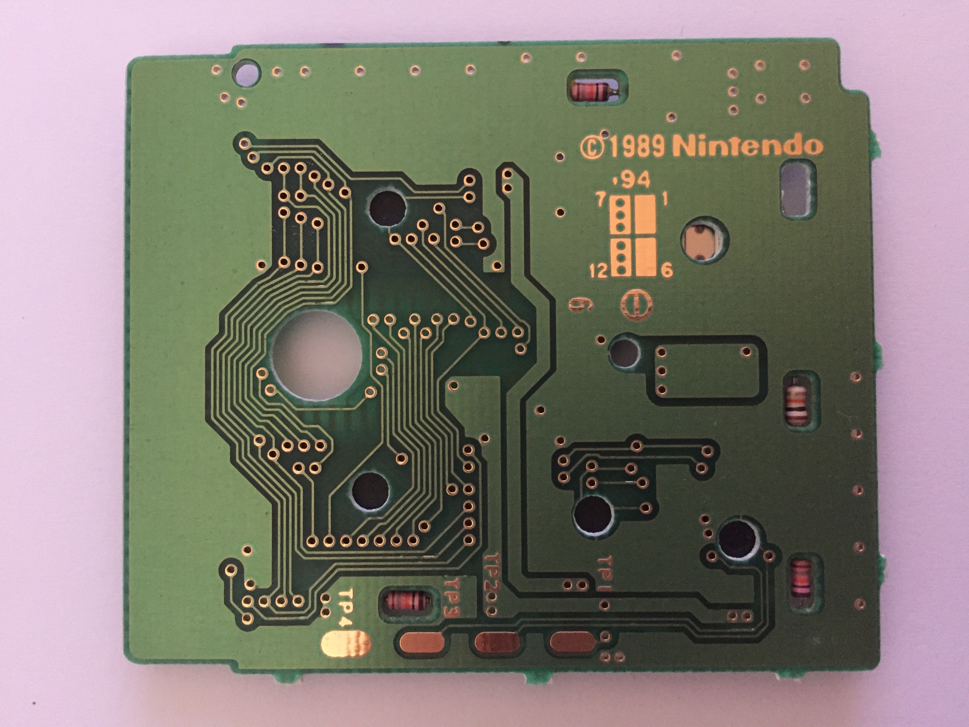 InfoGenius Personnal Organizer and Phone Book UKV Back of the PCB