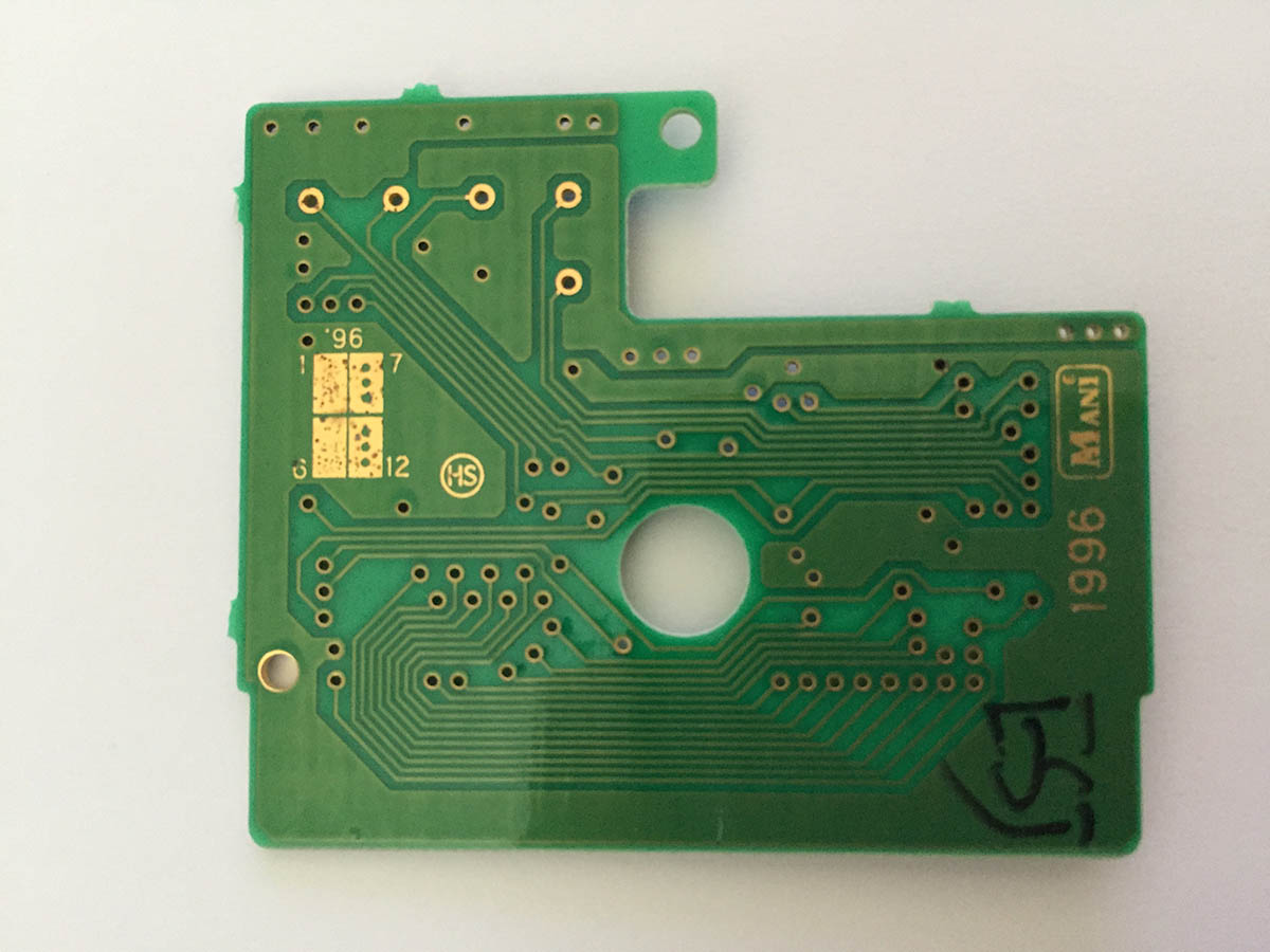 Miracle Adventures of Esparks CHN Back of the PCB