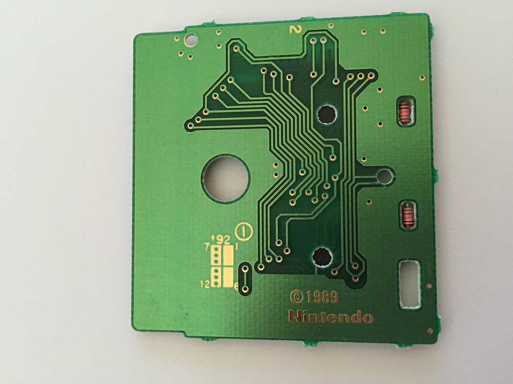 Mickey Mouse FRG Back of the PCB