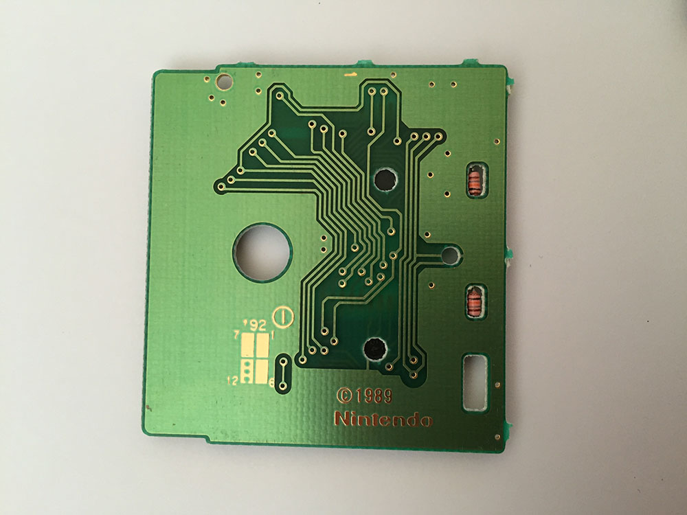 Magnetic Soccer FRG-1 Back of the PCB