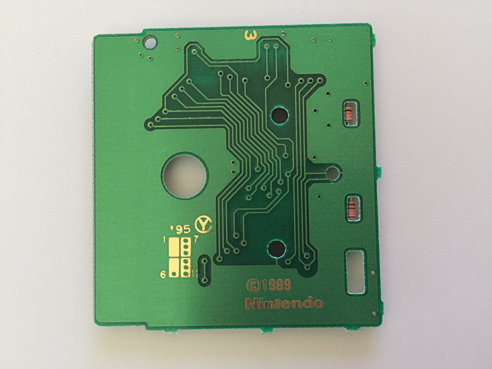 Soccer FRG-1 Back of the PCB