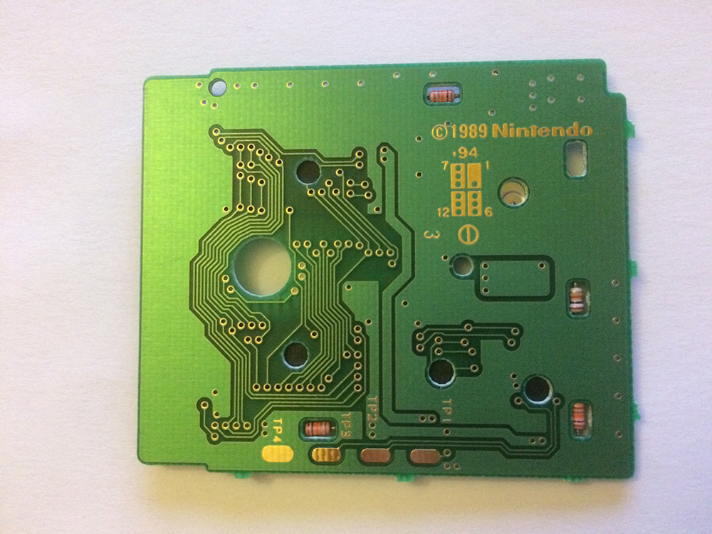 Legend of Zelda Link's Awakening (the) FRG-1 Back of the PCB