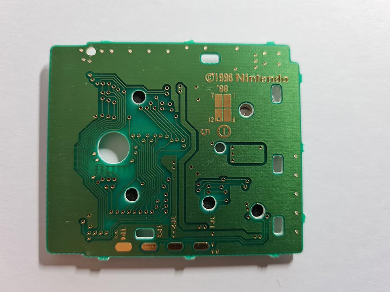 Yu-Gi-Oh! Duel Monsters JPN Back of the PCB