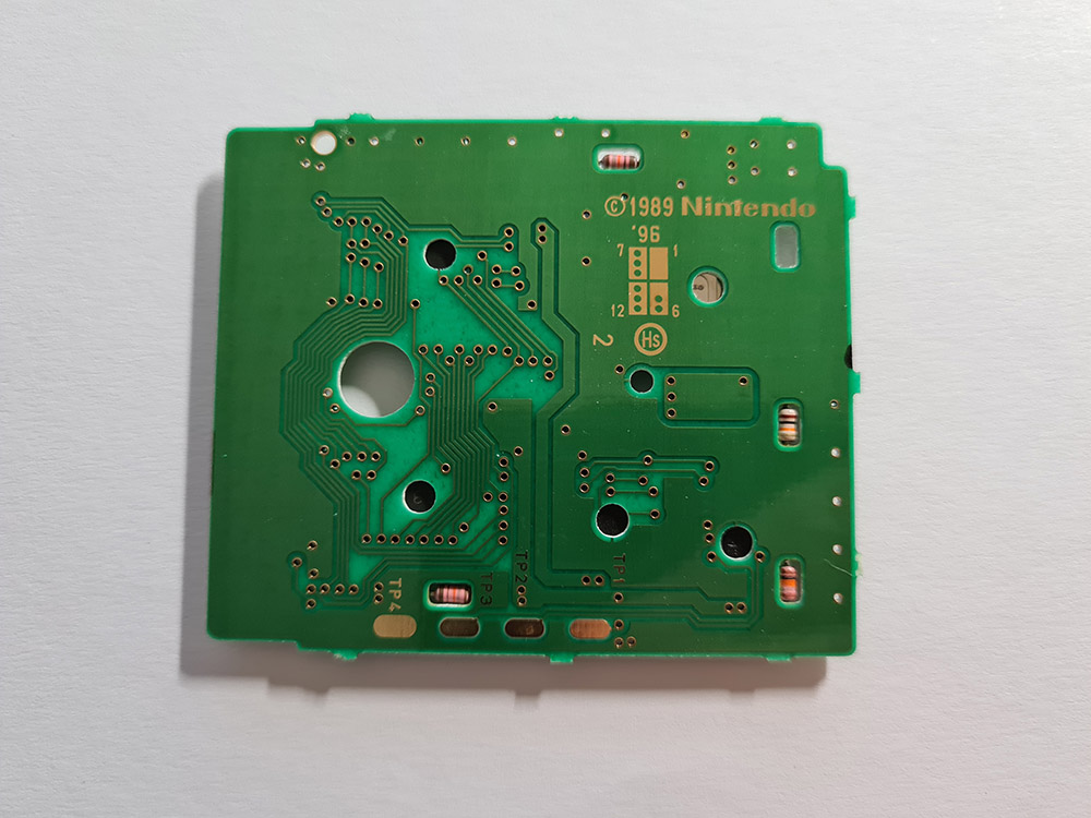 Kirby's Block Ball FRG-1 Back of the PCB