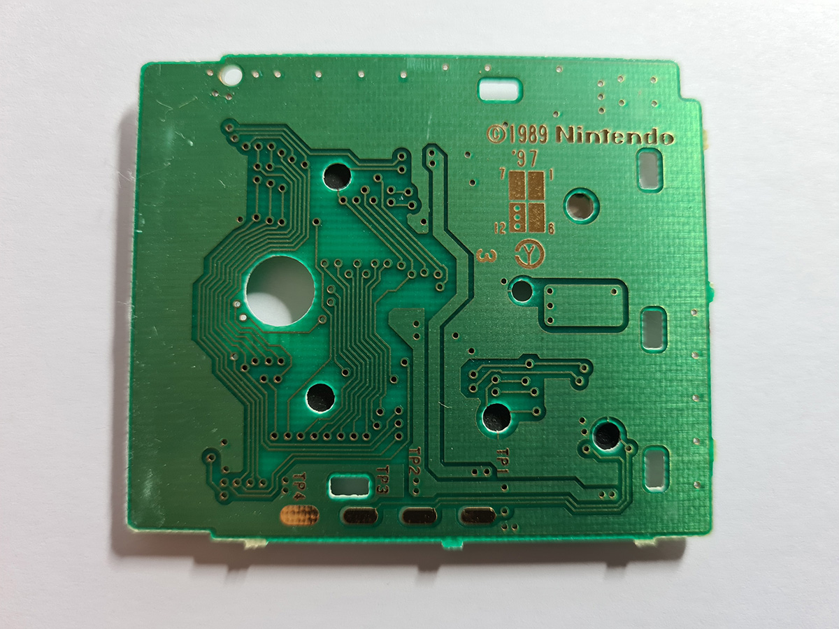 Game De Haken Tamagotchi 2 JPN Back of the PCB