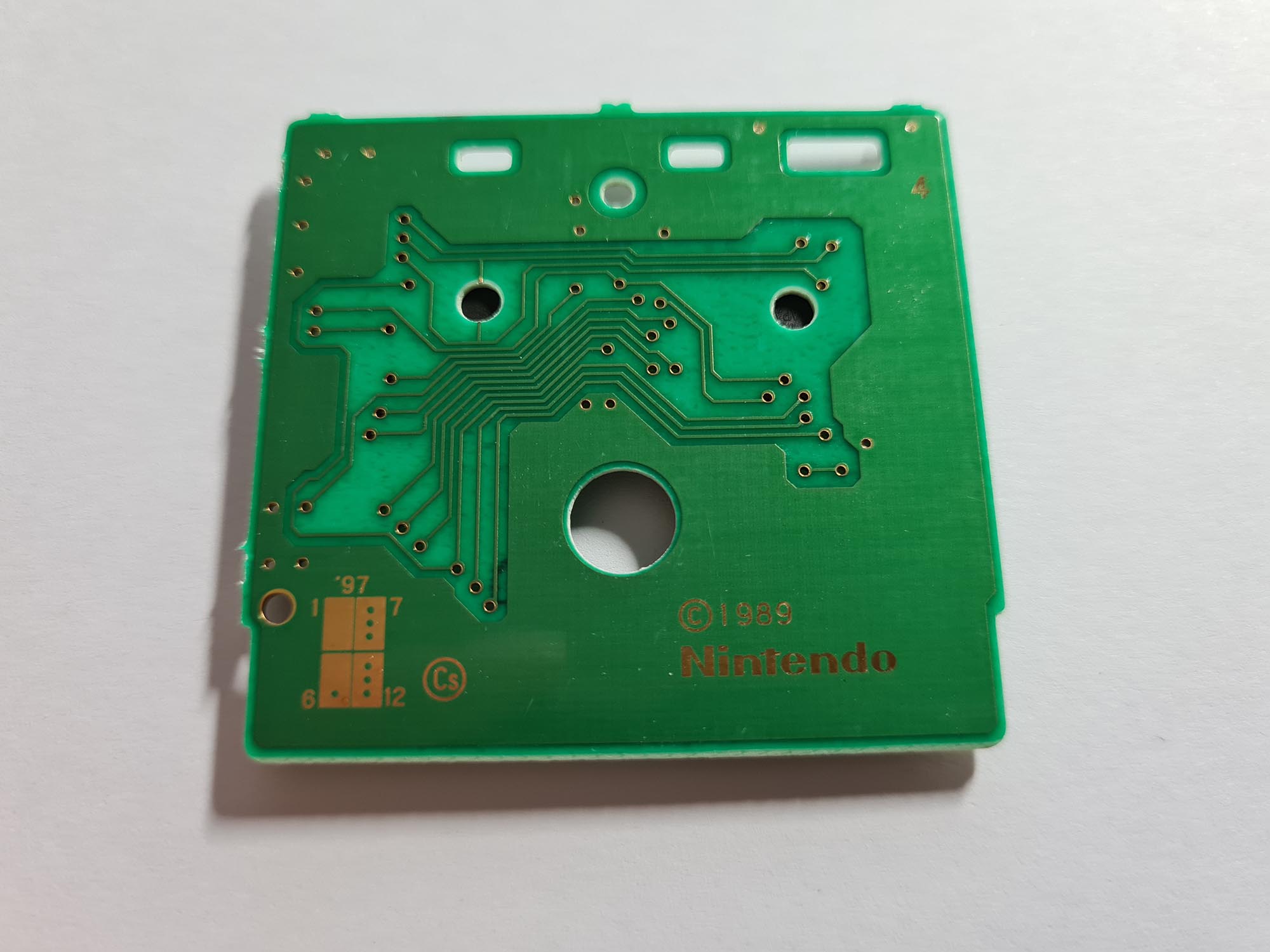 Koko Nyushi Derujun Chugaku Eijukugo 350 JPN Back of the PCB