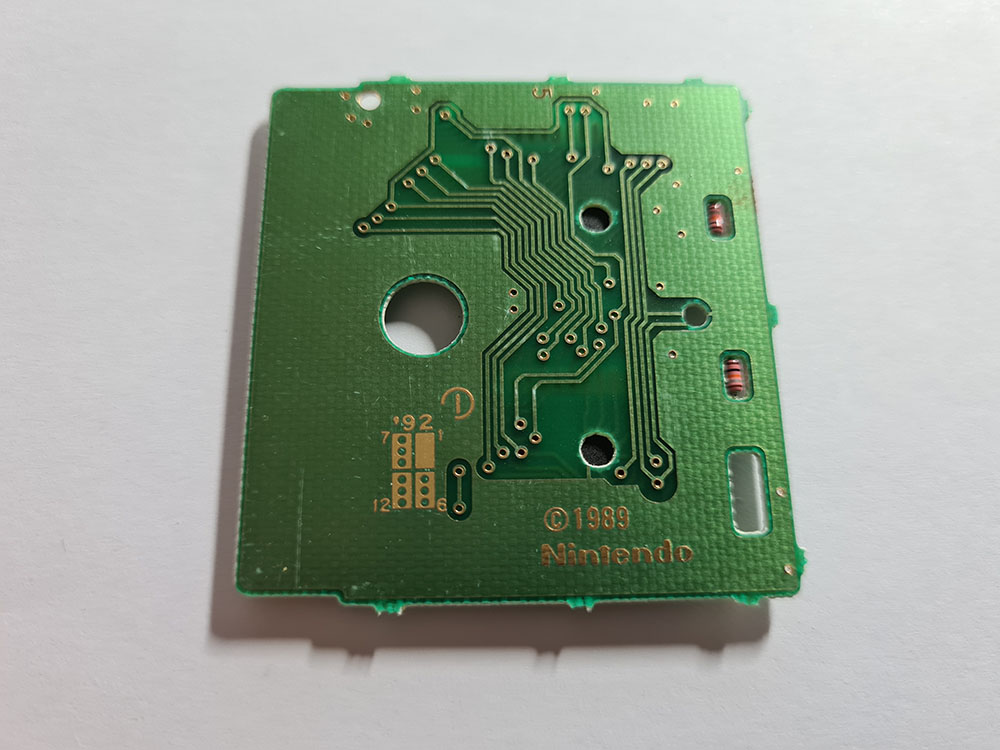 Hoshi no Kirby JPN Back of the PCB