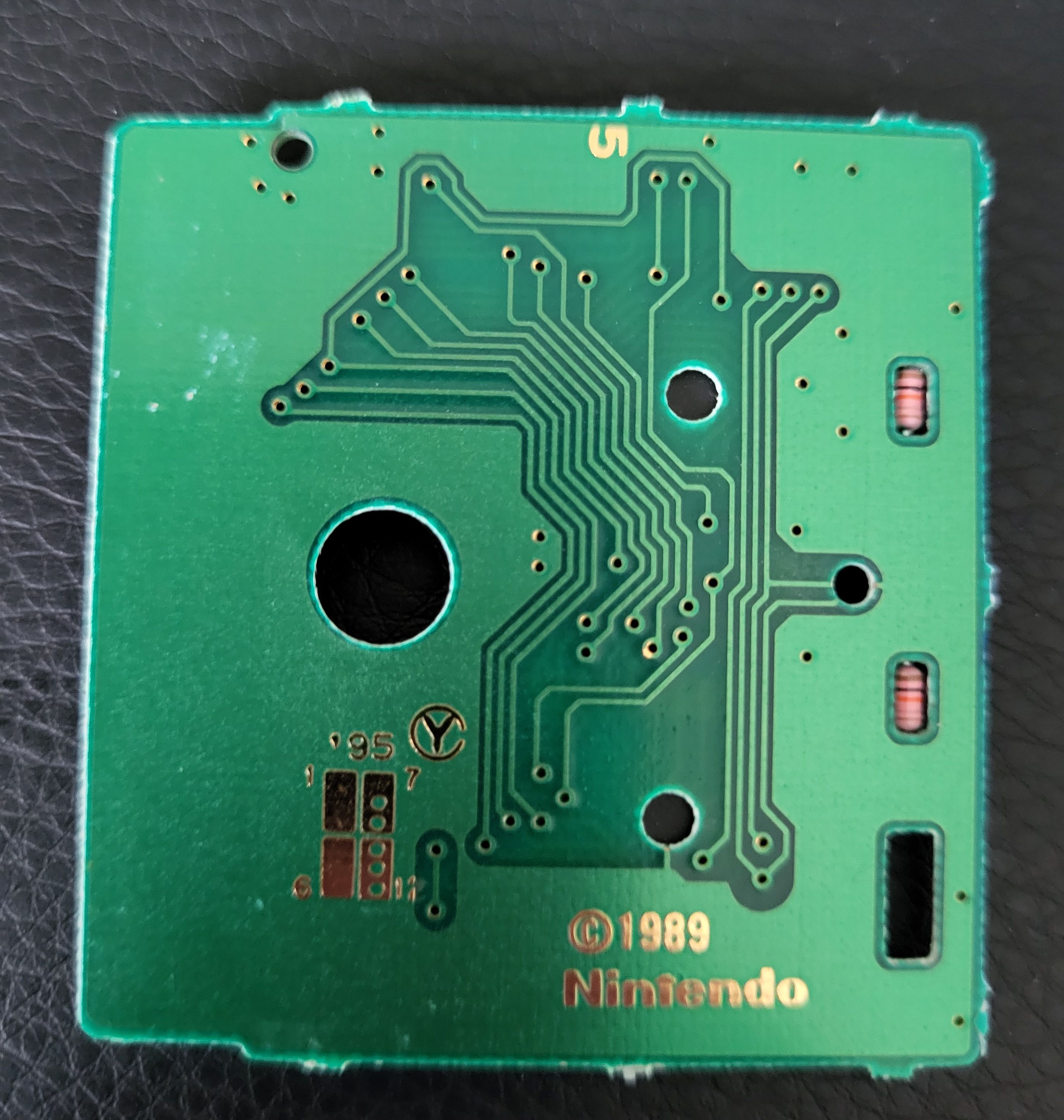 Game Boy Gallery 5 in 1 GPS Back of the PCB