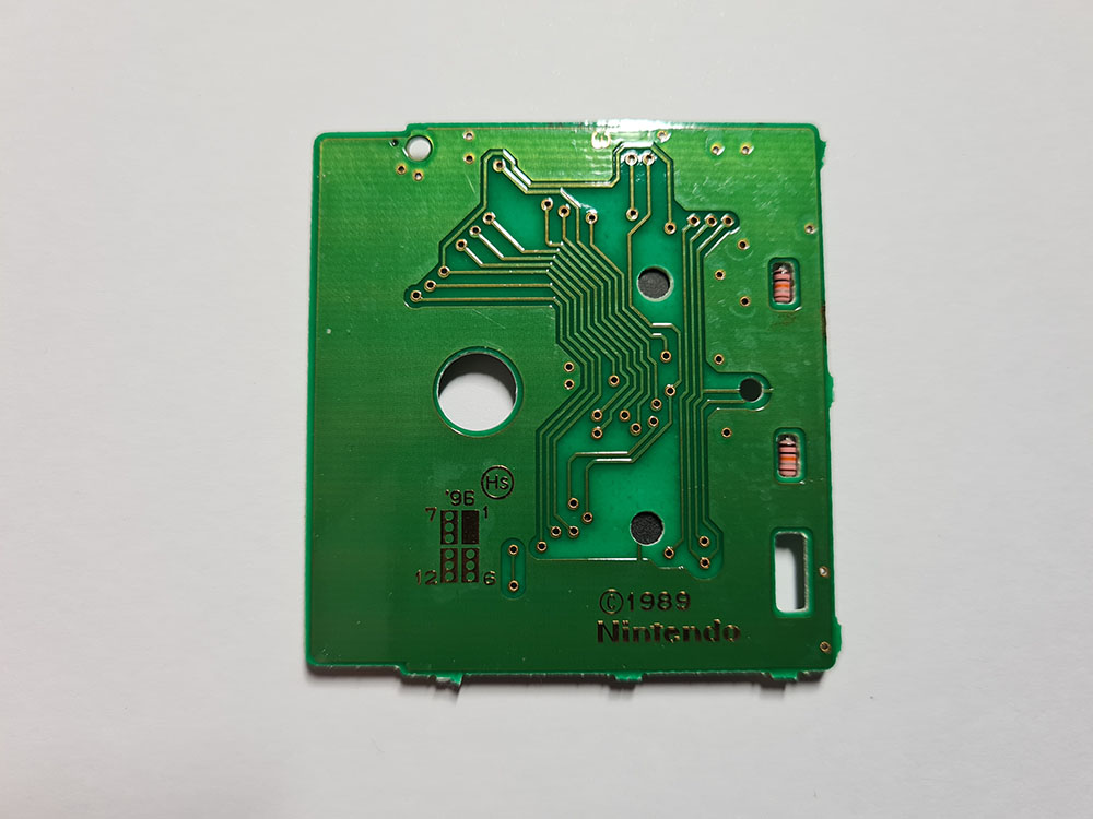 Road Rash FAH-1 Back of the PCB