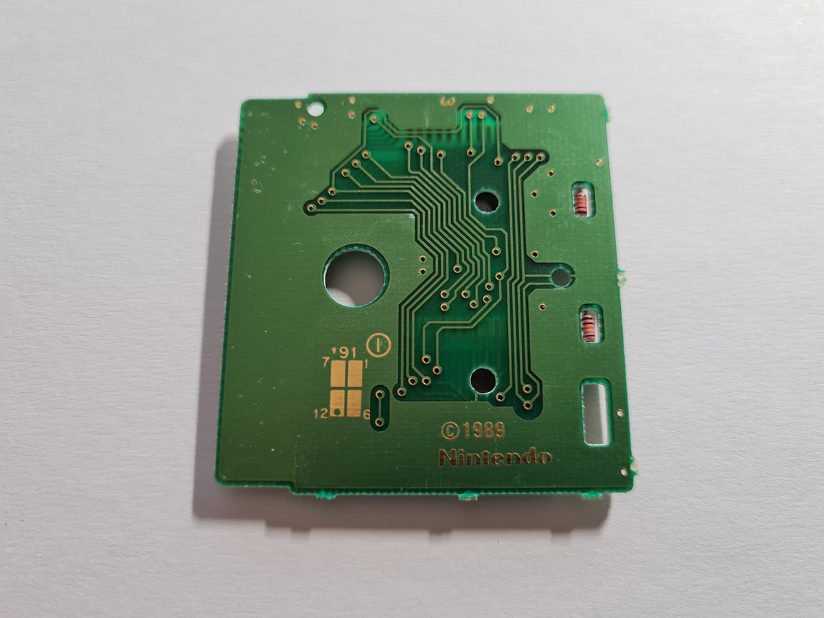 Double Dragon FRG-1 Back of the PCB