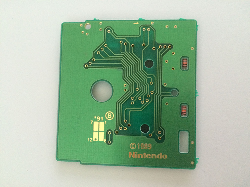 Dexterity FRG Back of the PCB