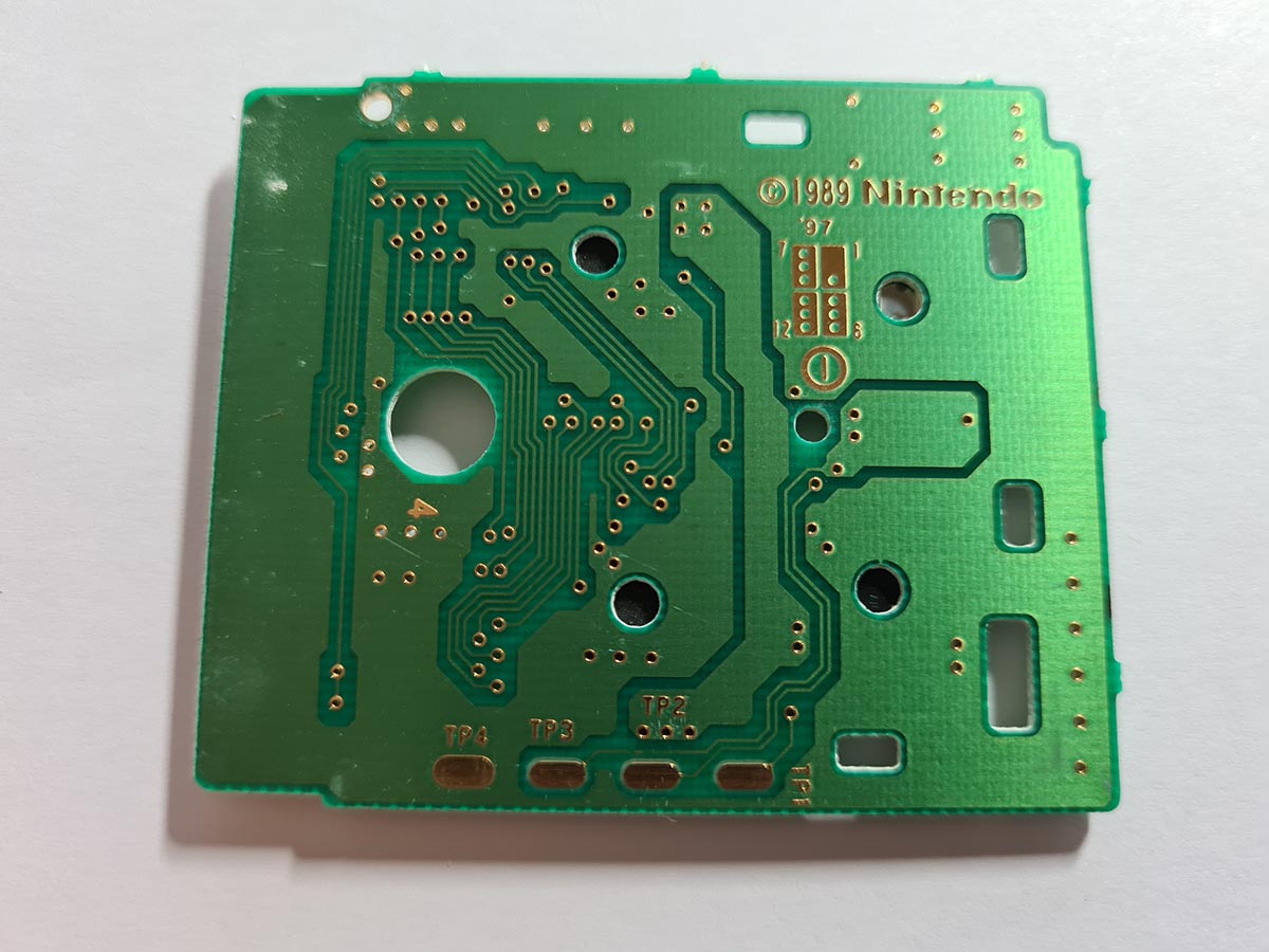 Game of Life Jinsei Game JPN-1 Back of the PCB