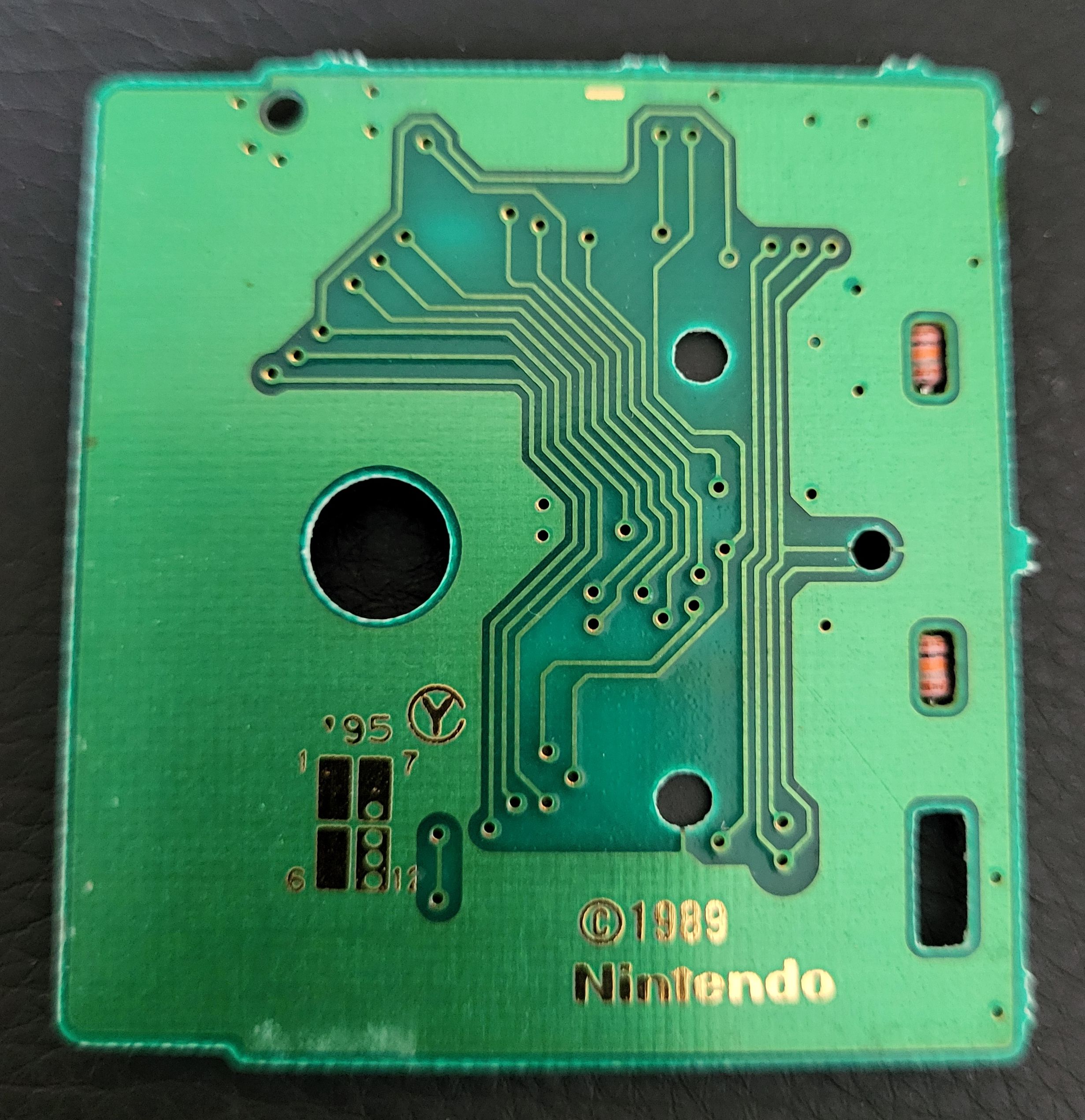 Game Boy Gallery 5 in 1 AUS-1 Back of the PCB