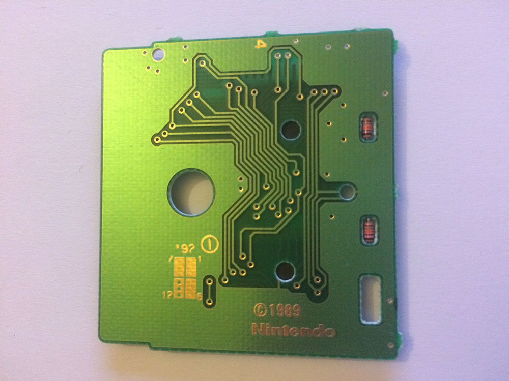 Dig Dug FRG Back of the PCB