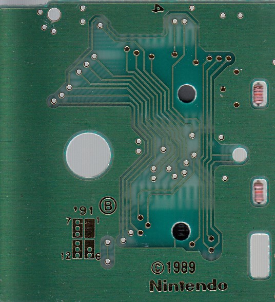 Nintendo World Cup FAH Back of the PCB