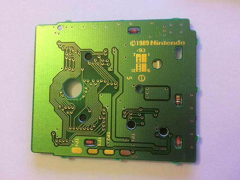 Legend of Zelda Link's Awakening (the) UKV Back of the PCB