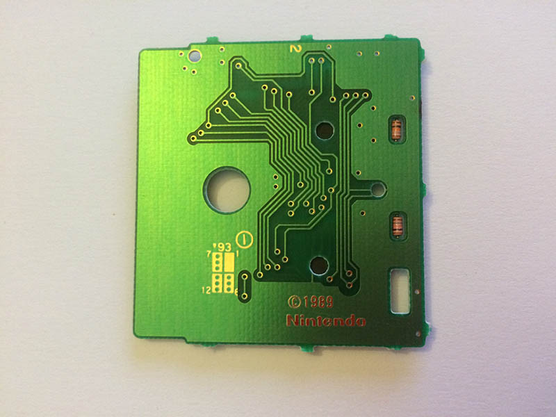 Bionic Commando FRG Back of the PCB