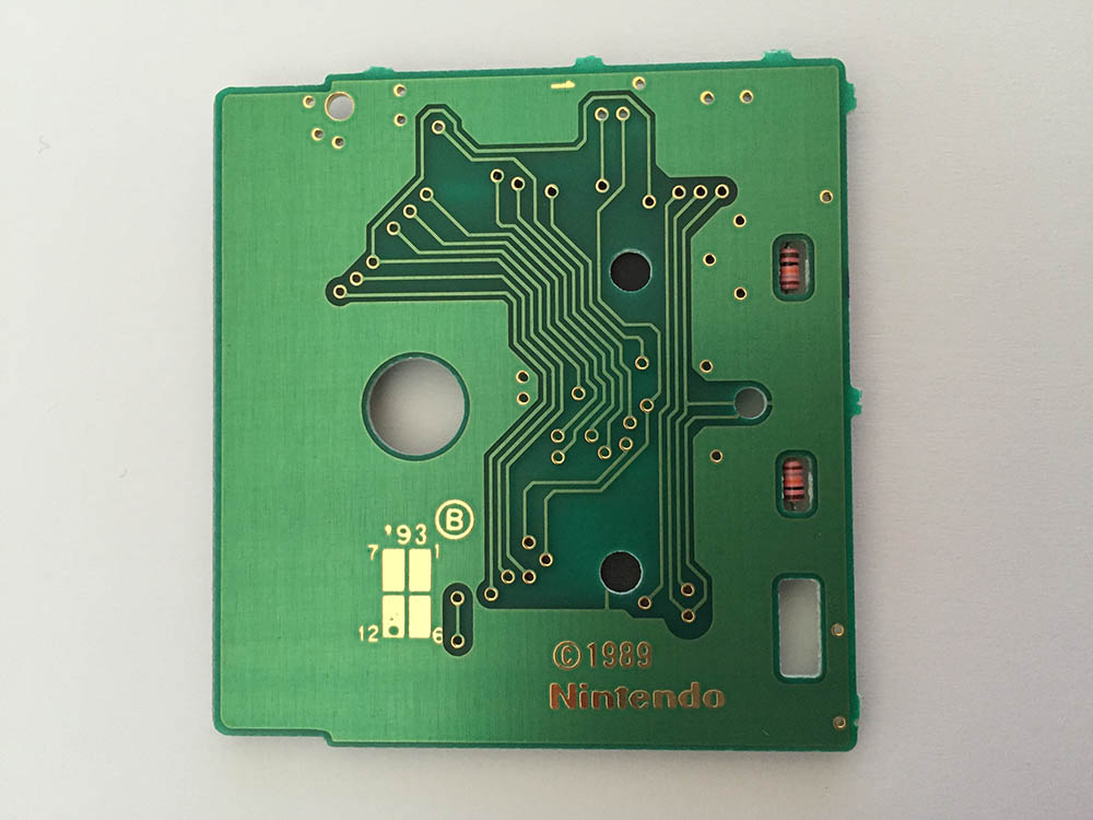 Tetris 2 USA Back of the PCB