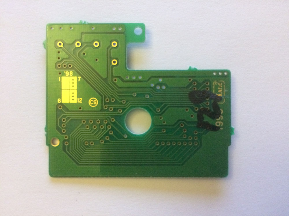 Burgertime Deluxe (For China Only) CHN Back of the PCB