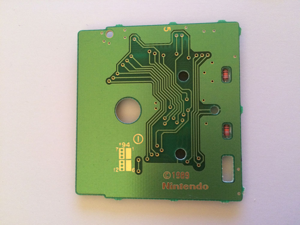 Lawnmower Man (with French sticker) UKV Back of the PCB