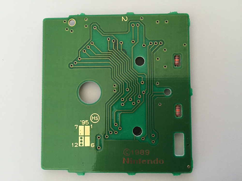 Mickey Mouse dangerous chase FRG Back of the PCB