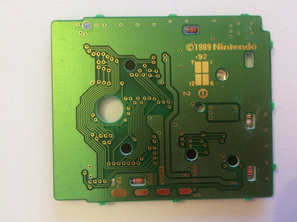 Metroid II Return of Samus CAN-2 Back of the PCB