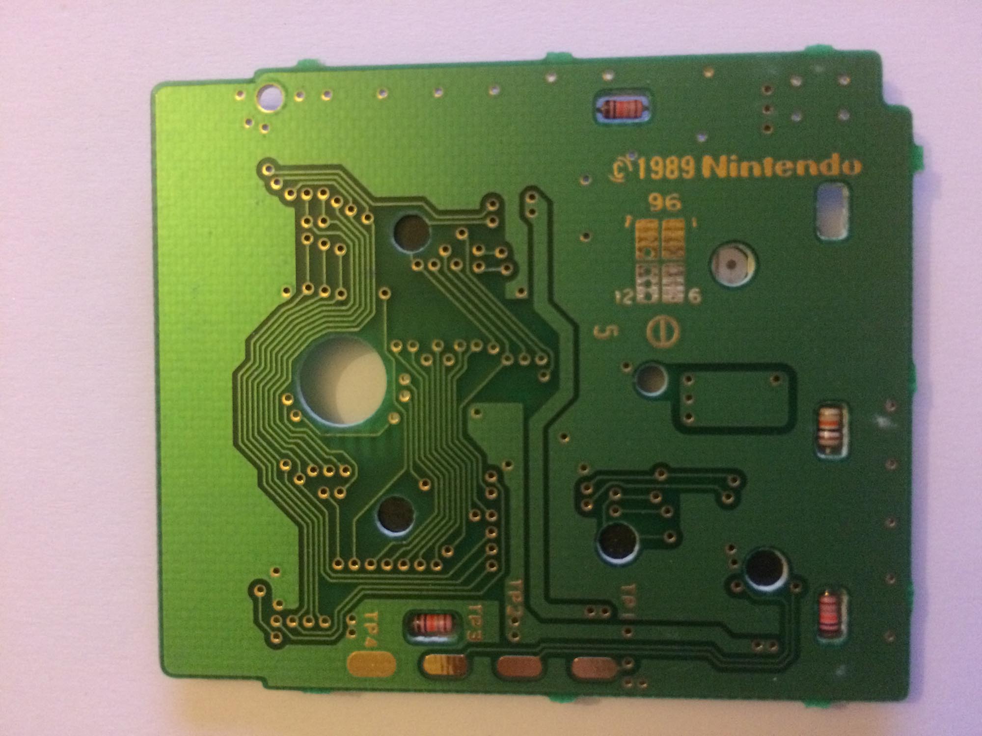 Donkey Kong Land 2 FAH Back of the PCB