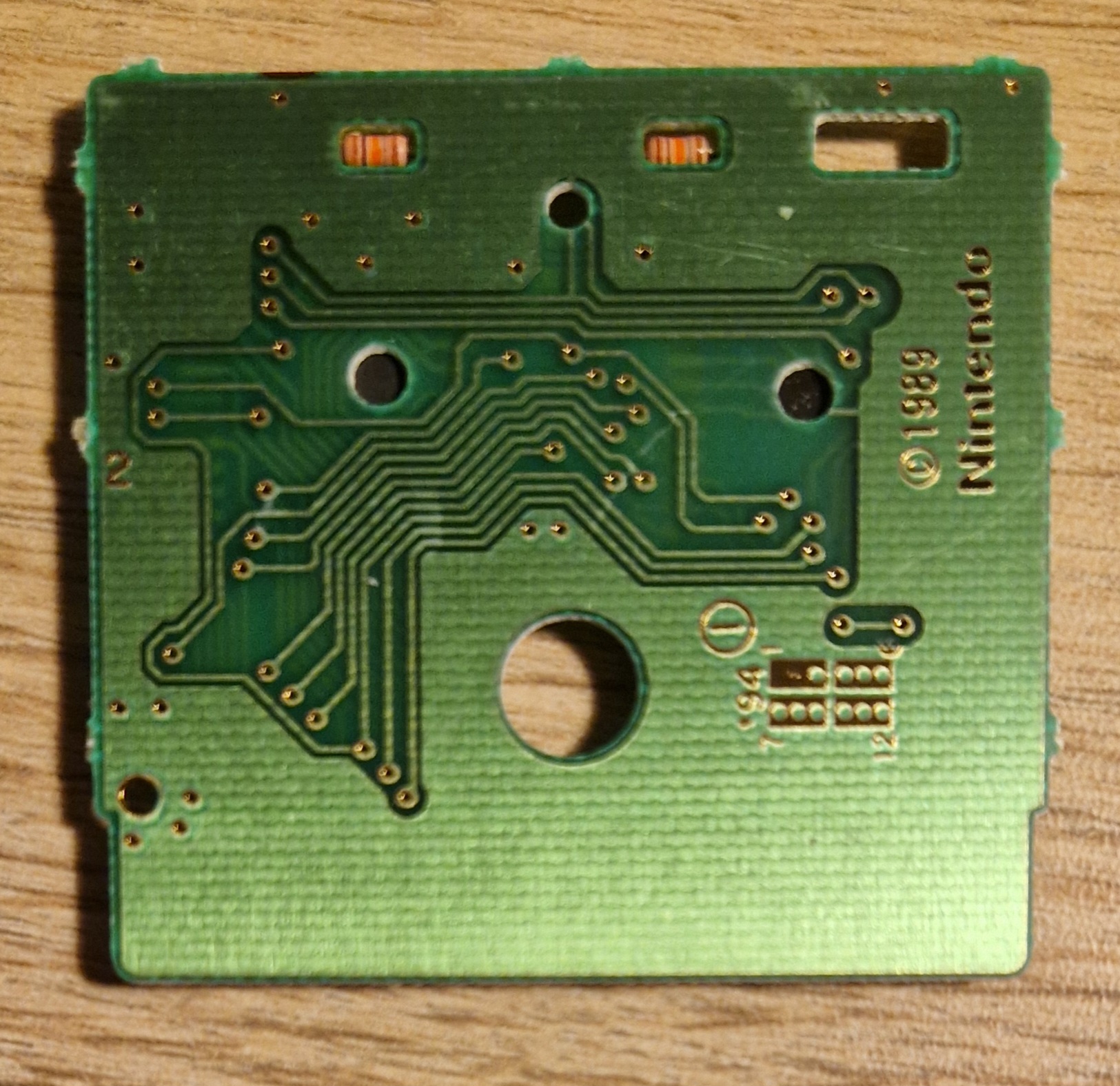 Teenage Mutant Hero Turtles III Radical Rescue NOE Back of the PCB