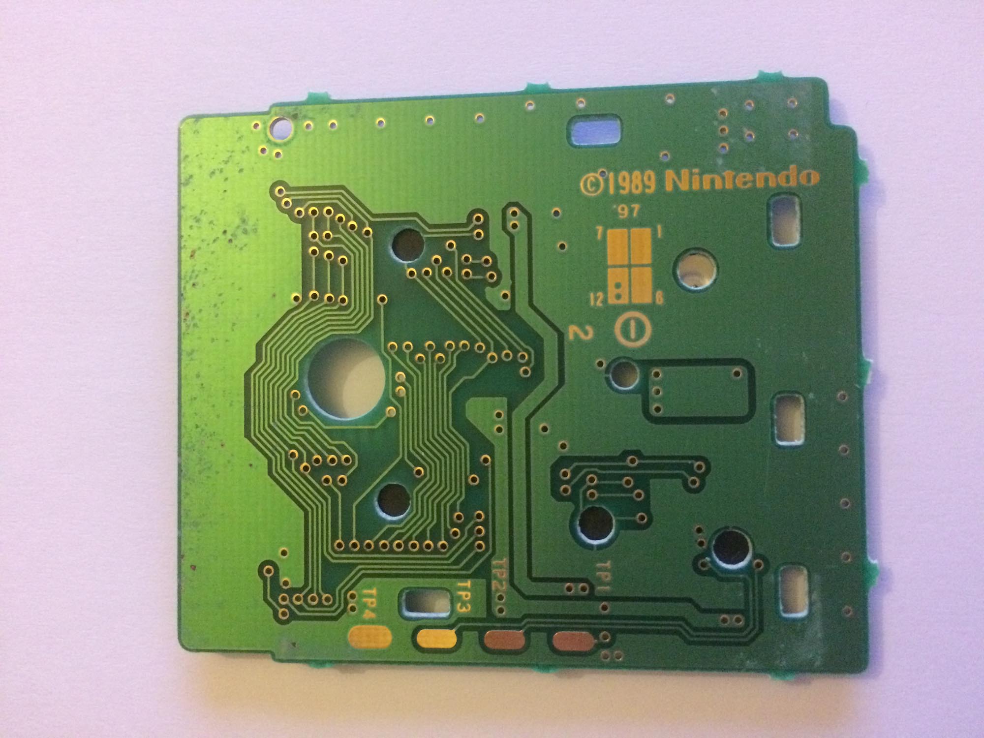 Donkey Kong Land 2 NOE Back of the PCB