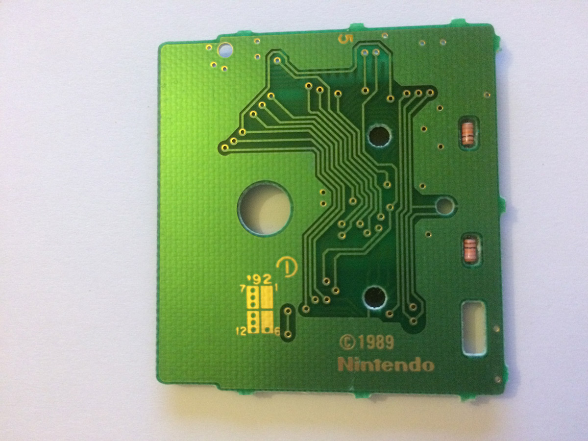 Double Dragon II FRG Back of the PCB