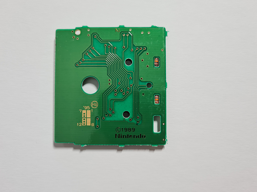 Adventures of Lolo FRG-1 Back of the PCB