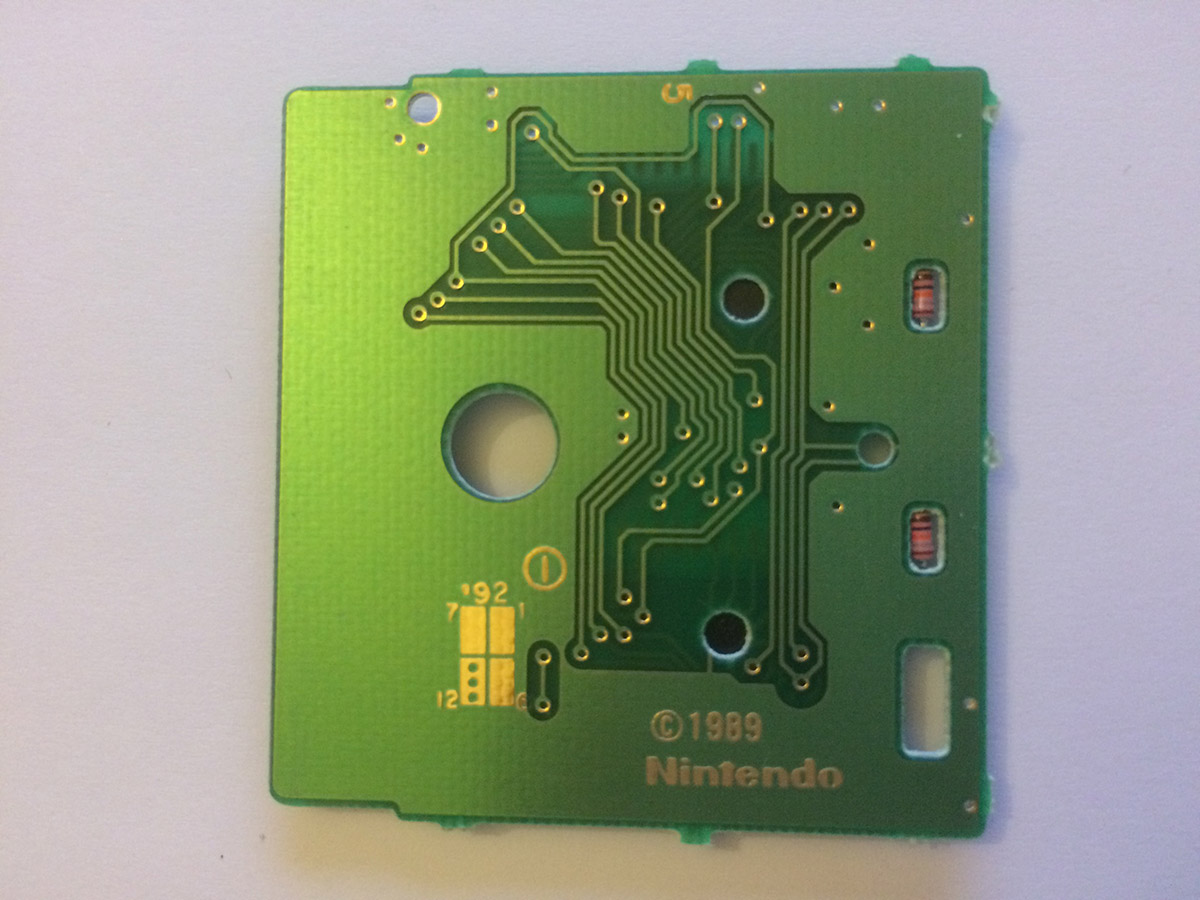 Duck Tales (Disney's) FRG Back of the PCB