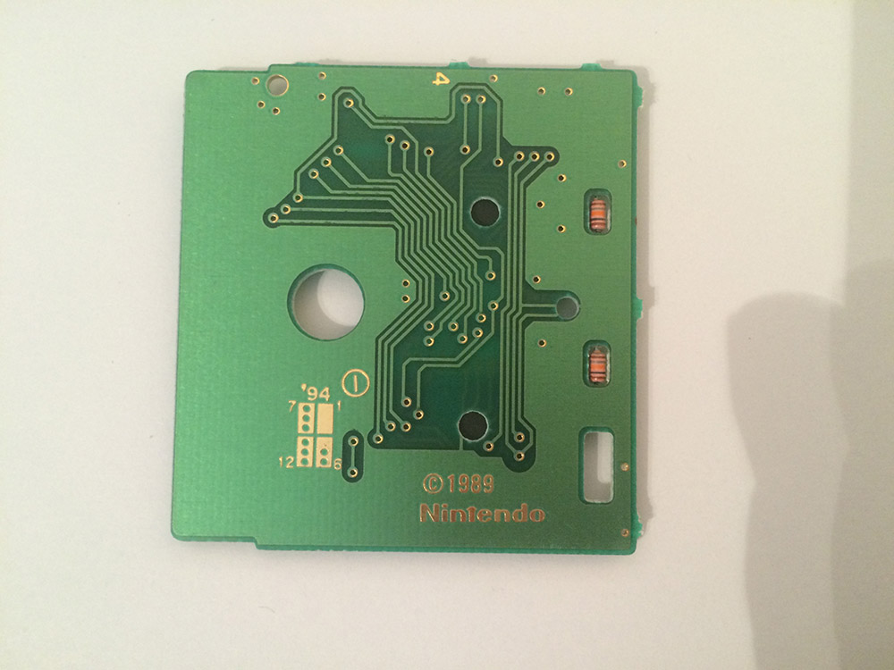 Duck Tales 2 (Disney's) ITA Back of the PCB