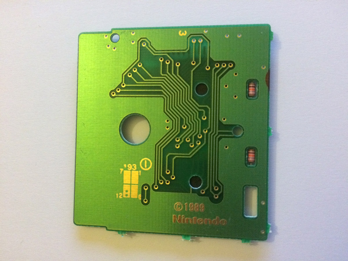 Duck Tales 2 (Disney's) USA Back of the PCB